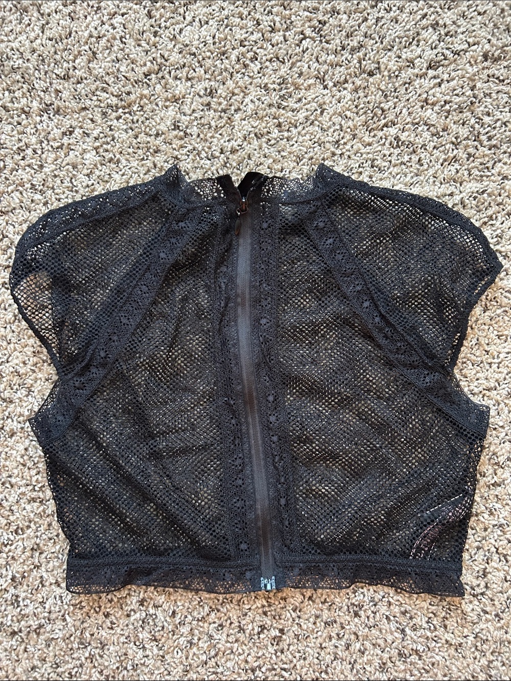 Victoria's Secret Black Mesh Bralette